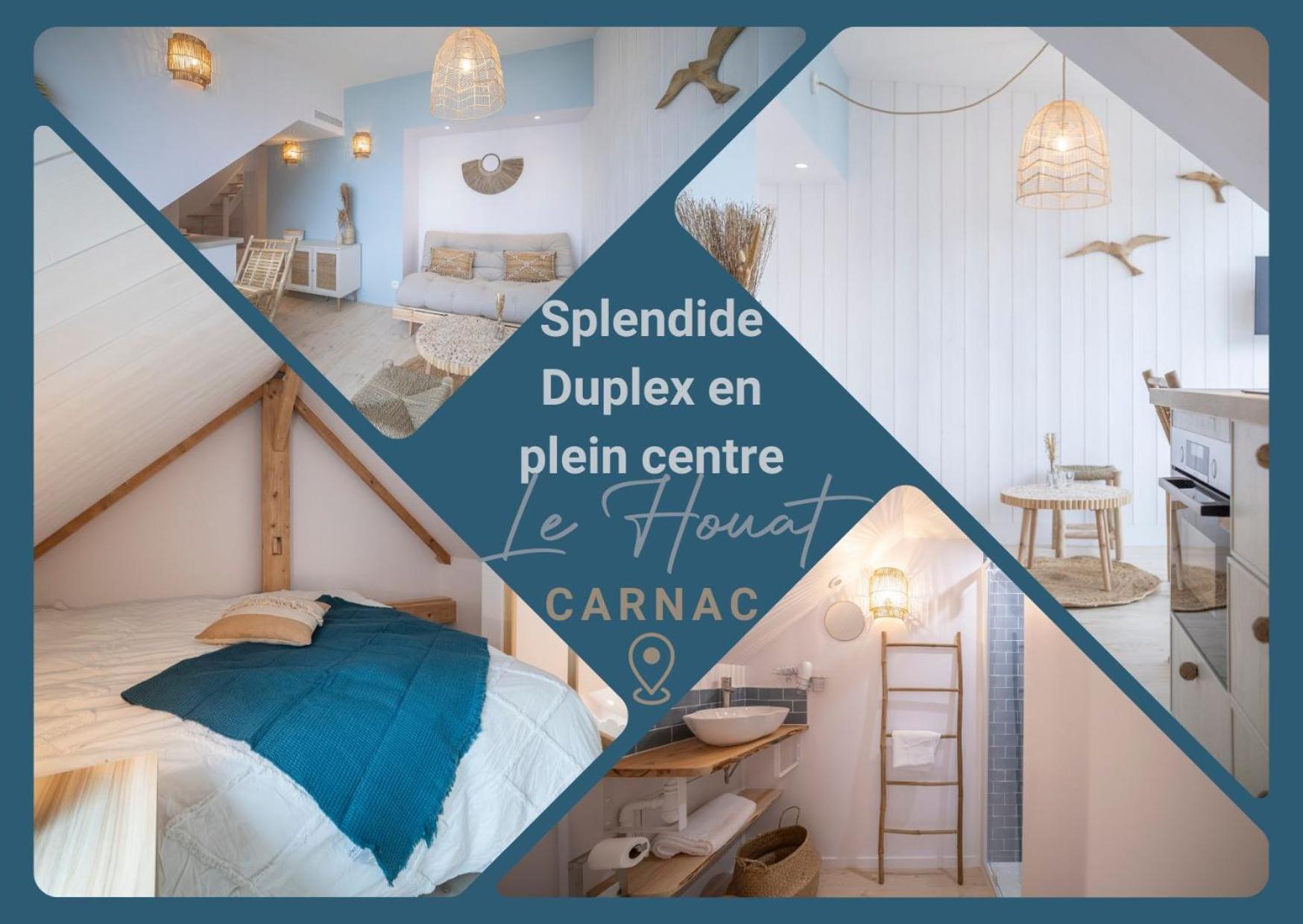 Appart'Hotel & Spa "Les Voiles" Le Houat 卡纳克 外观 照片