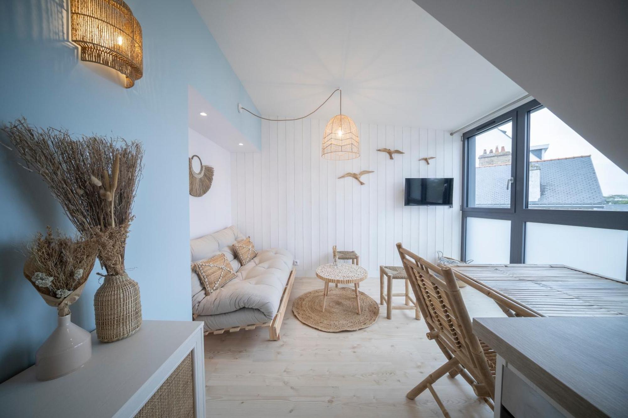Appart'Hotel & Spa "Les Voiles" Le Houat 卡纳克 外观 照片